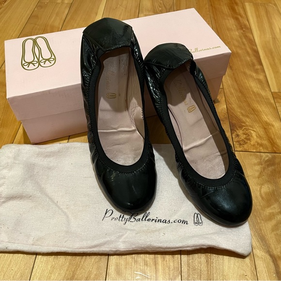 Pretty Ballerinas ballet pump in black patent leather. Comfortable, stylish - Picture 3 of 13